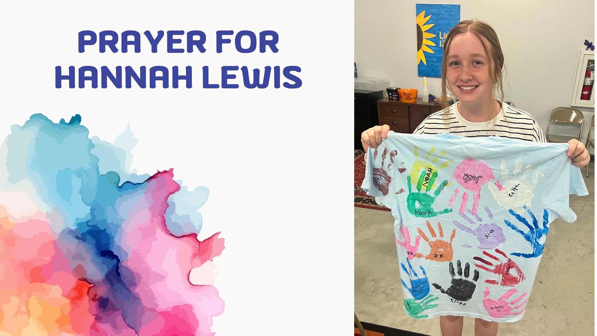 Prayer for Hannah Lewis