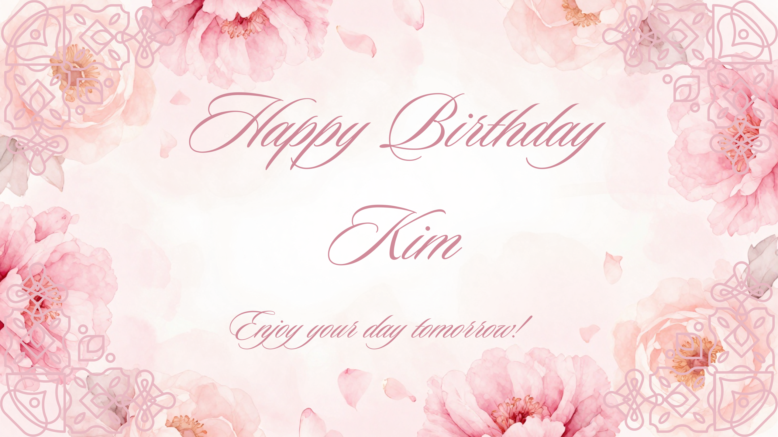 Happy Birthday Kim 2026